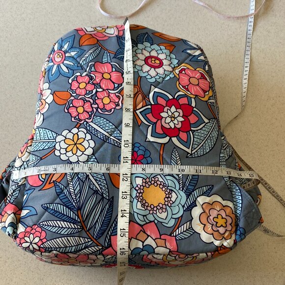 Vera Bradley Backpack Large EUC Tropical Evening - with padded laptop sleeve - Picture 9 of 16